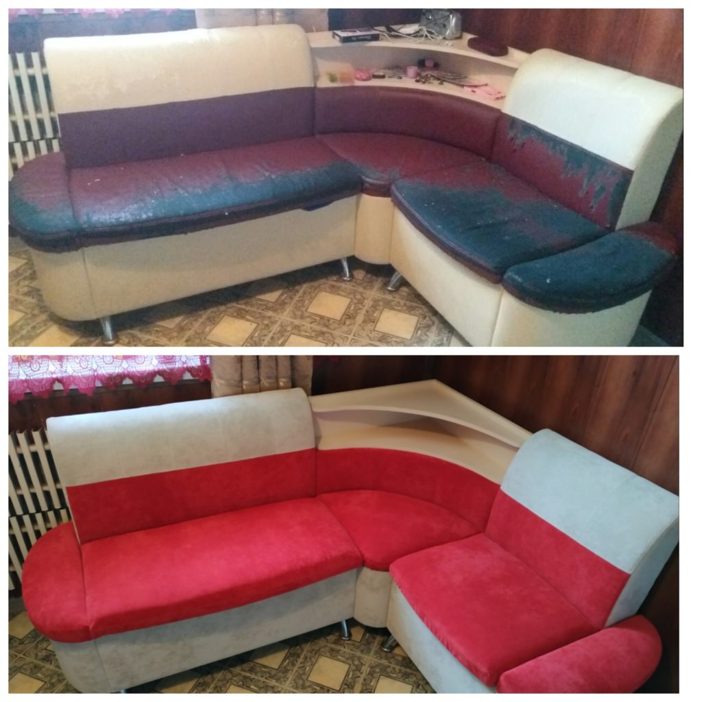 перетяжка и ремонт мягкой мебели