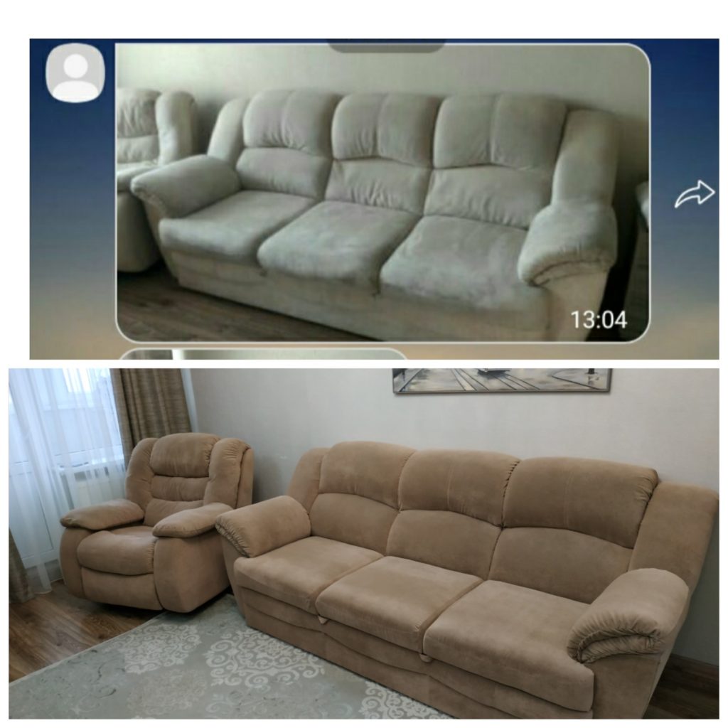 перетяжка и ремонт мягкой мебели